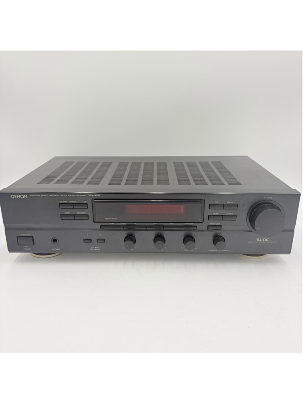 Vintage Denon DRA-365R AM/FM Stereo Receiver PHONO Tested Works